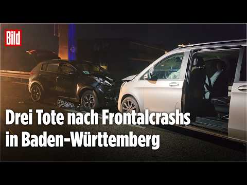 Tragisches Wochenende in Baden-Württemberg! Tödliche Unfälle auf B35 und B33 am Wochenende! thumbnail