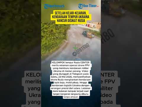 SETELAH KEJAR KEJARAN, KENDARAAN TEMPUR UKRAINA HANCUR DISIKAT RUSIA thumbnail