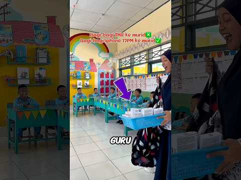 Guru Baik ini Bikin Sekelas Heboh Karena Bagi-Bagi IPhone 17 Pro Max Pink!📱😍 thumbnail