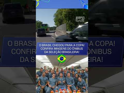 CHEGAAAAAAAMOS! 🇧🇷🌟 A Seleção Brasileira chegou nos Estados Unidos para a Copa do Mundo thumbnail