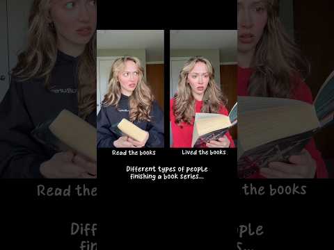 #pov Different types of people finishing a book series: Read the books VS Lived the books… thumbnail