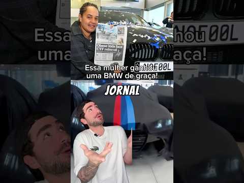 Essa mulher ganhou uma BMW de graça! #shorts thumbnail