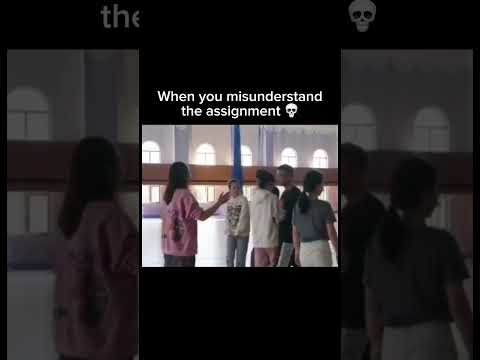 When you misunderstand the assignment ? Subscribe for more! #shorts thumbnail