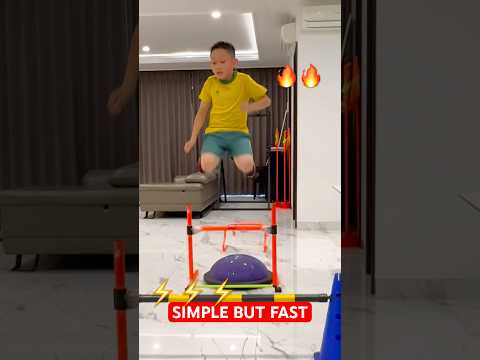AGILITY CIRCUIT 🌟 RUN & JUMP 😱 DO THIS FAS #shorts #speedandagility #plyometrics thumbnail