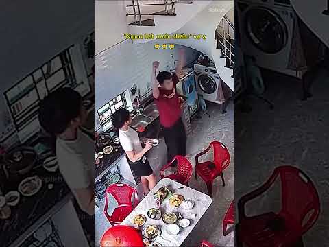 "Ngon hết nước chấm" vợ ạ 😂 #giadinh #haihuoc #vuive #giaitri #shorts thumbnail