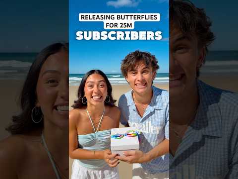 SUBSCRIBE SO WE CAN RELEASE THE BUTTERFLIES ?? thumbnail
