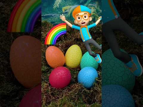 🔴🟠🟢 Learn COLORS with REAL DINOSAUR EGGS🤪! #shorts thumbnail