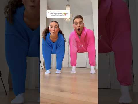 WOW WE CAN REALLY DANCE! 🤣 100k likes for the Behind the scenes! 🎥 #shorts thumbnail