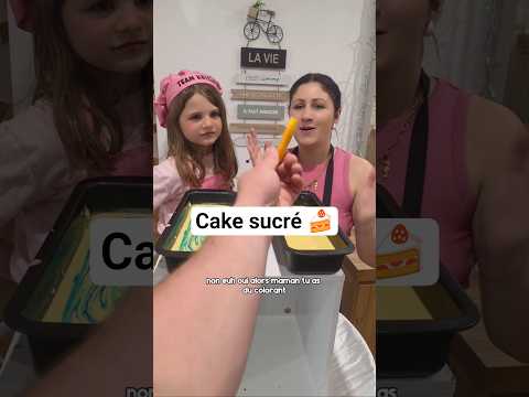VIDÉO COMPLÈTE SUR MA CHAÎNE ❤️CHALLENGE CAKE SUCRÉ? VOTE PR TA TEAM PRÉF? #familyfood #familygames thumbnail
