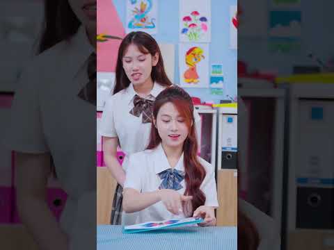 Smart Drawing Hacks: Boy vs Girl Battle   🖌️🏆 #anhchinh #drawing #challenge thumbnail