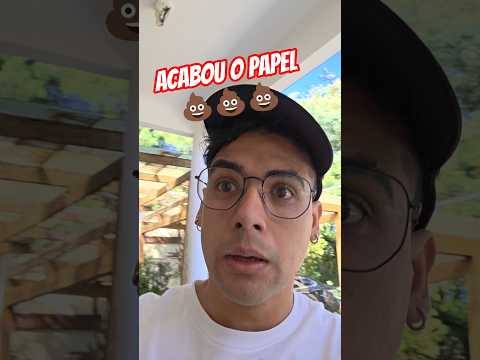 Não tinha papel e eu me limpei com um...🤦‍♂️ #shorts thumbnail