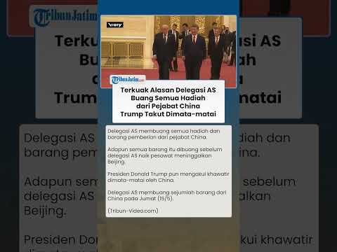 Trump Takut Dimata-matai! Delegasi AS Buang Semua Hadiah dari Pejabat China thumbnail
