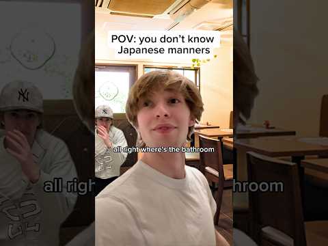 POV: you don’t know Japanese manners thumbnail
