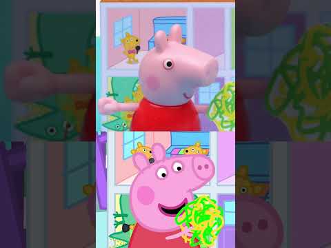 Tales VS Toys: Dollhouse DISASTER! 🏠 #PeppaPig #Shorts #toys #toyplay thumbnail