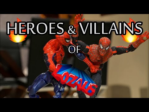 HEROES & VILLAINS OF LOZAUS1 Spiderman Stop Motion thumbnail