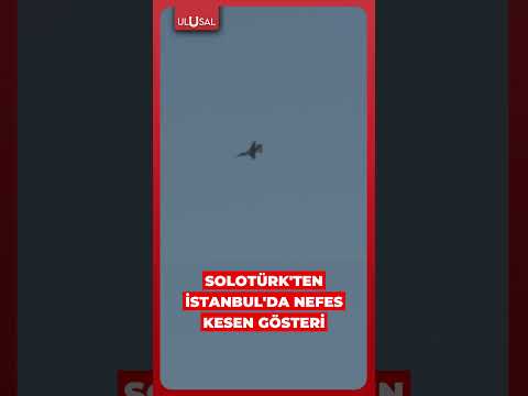 SOLOTÜRK'ten Fetih kutlamalarında İstanbul'da nefes kesen gösteri #shorts #solotürk #keşfet thumbnail