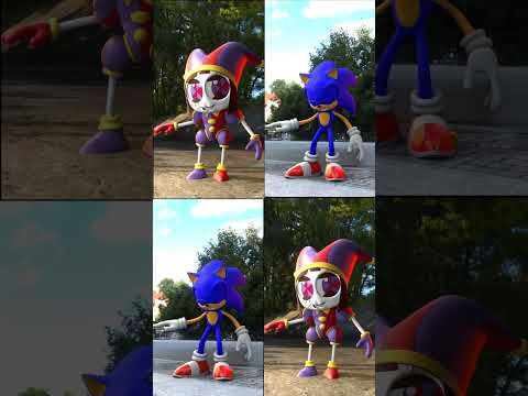 Sonic Reverse Prank vs Digital Circus  #sonic #funny thumbnail