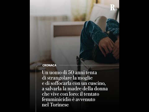 Cerca di strangolare la moglie e di soffocarla con un cuscino, salvata dalla madre che vive con loro thumbnail
