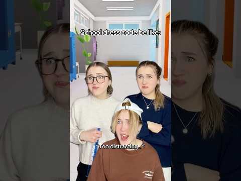 Dress code in schools be like #pov #skit #relatable #comedy thumbnail