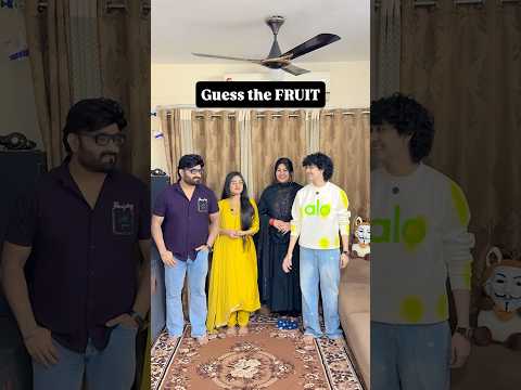 Guess The Fruit Challenge ?? #zidaanshahidaly #family #shorts thumbnail