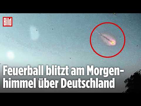 Feuerkugel über Deutschland: Bolide leuchtet am Morgenhimmel thumbnail