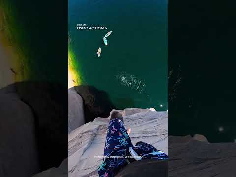 Cliff Dive POV: But First, The Rock | Osmo Action 6 thumbnail