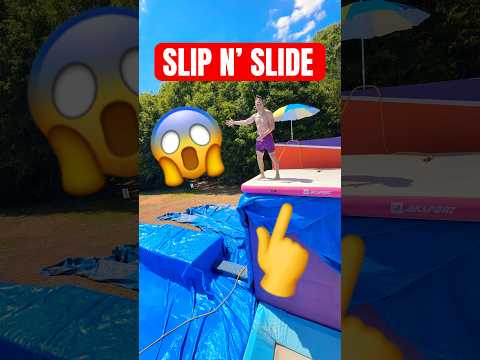 WORLDS CRAZIEST SLIP N’ SLIDE 😱 thumbnail