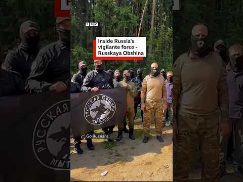 Inside Russia’s pro-Kremlin vigilantes - BBC World Service #shorts thumbnail