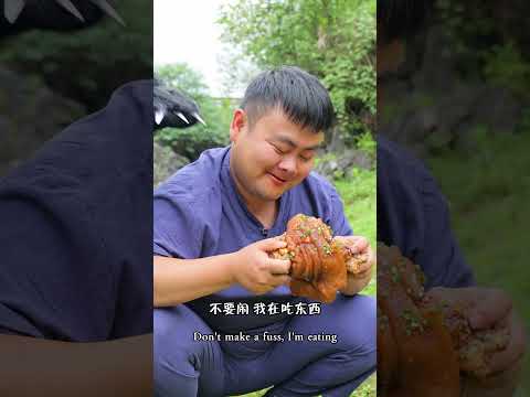 Songsong was frightened off #funny #mukbang thumbnail