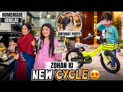 HOME MADE CERELAC BNAYA ? | Zohan Ki Pehli Cycle Gift Ker De ♥️ | Surprise Birthday ? thumbnail