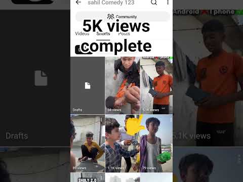 5K views complete?✅ #comedy #youtubeshorts #viral #funny #trending thumbnail