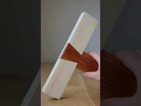 A clean fit using hand tools #shorts #woodworking #diy thumbnail