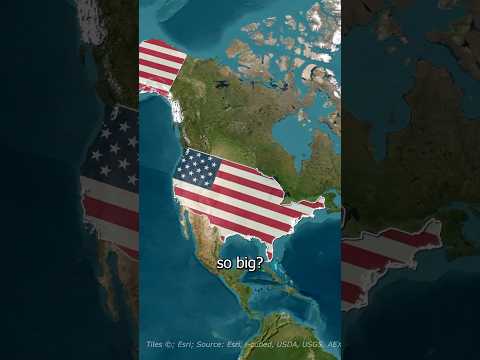 Why Is The U.S So Big? ? #shorts thumbnail