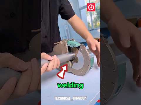 Portable Orbital Argon Arc Welding Machine | Good tools and machinery #welding #shorts thumbnail