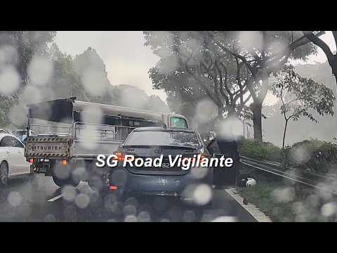 23may2026 bke mitsubishi canter skidded from lane 3 and lane 1 hitting motorcyclist and toyota altis thumbnail