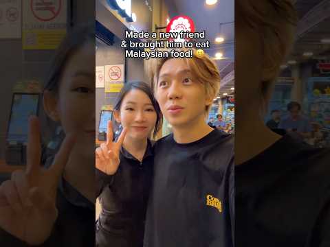 Made a new friend and brought him to eat Malaysian food! 😆 thumbnail
