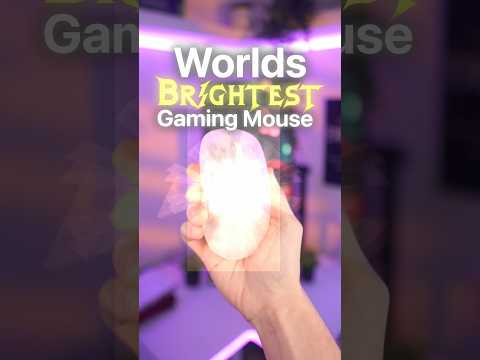 I Made the Worlds BRIGHTEST Gaming Mouse… #gaming #pcgaming #pcgamer #gamingmouse #mousegaming thumbnail