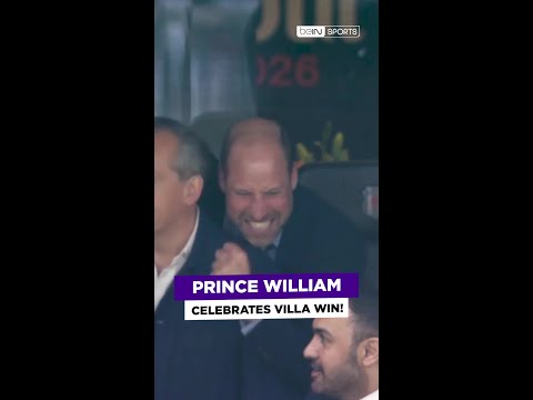 Prince William’s love for Villa is unmatched! #beINSPORTS #beINUEL #UEL #shorts thumbnail