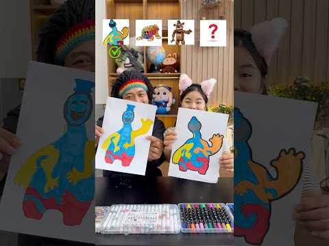 Do you choose the boy’s team or the girl’s team? 🎨🖌️📸 #shorts #drawing #poppyplaytime thumbnail