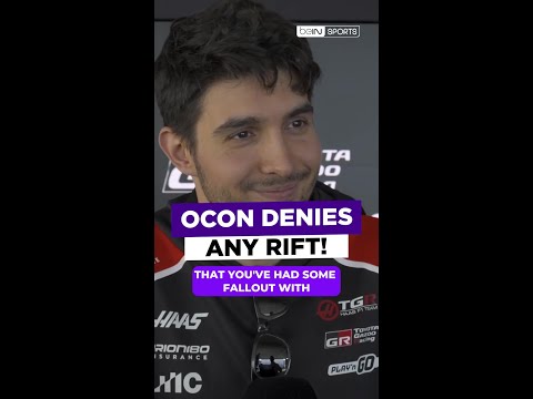 Ocon denies any rift at Haas! But who’s Ryo Komatsu? ? #EstebanOcon #F1 #CanadianGP thumbnail