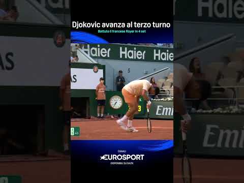 Djokovic vince in 4 set contro Royer 🎻 🎾 thumbnail