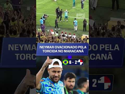 APÓS A GOLEADA DO BRASIL, O NEYMAR FOI OVACIONADO PELA TORCIDA NO MARACANÃ! #shorts thumbnail