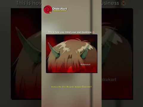 This is how you mind your own business ? #anime #animeedit #animeshorts thumbnail