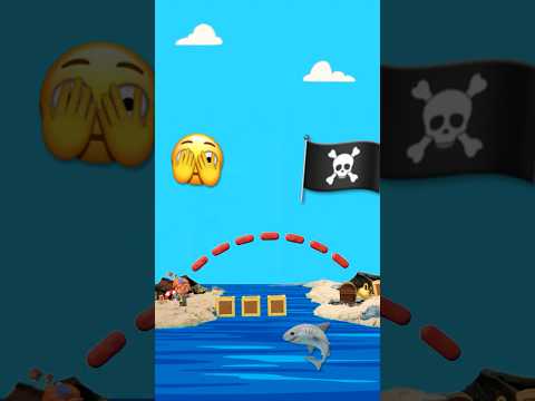 There's a SECRET TREASURE💰 Across the WATER! Don't Fall! #shorts thumbnail