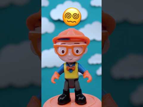 What will happen if Blippi spins ?‍? 10 times ?? in a row!?! #shorts thumbnail