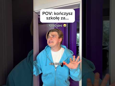 KONIEC SZKOŁY ZA… 😭🤯 - 1000 dni vs 1 dzień 😡 thumbnail