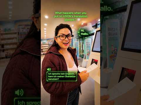 LEION’s translation glasses ? @leion_global https://leion.glass/koc  #leionhey2 #100WaysToTranslate thumbnail