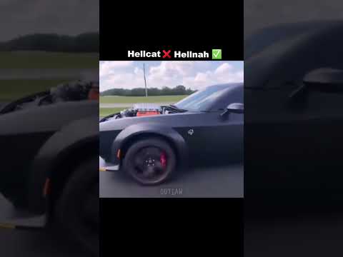 Hellcat❎ Hellnah✅... #car #automobile #edit #shorts thumbnail