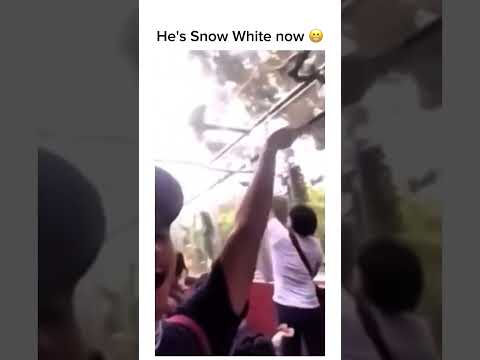 Snow White is real, just at the zoo 😂 Subscribe for more! #shorts thumbnail