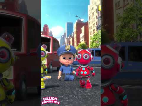 Johnny & Zay vs. the Robo Army #billionsurprisetoys #kidssongs #shorts #cartoon thumbnail
